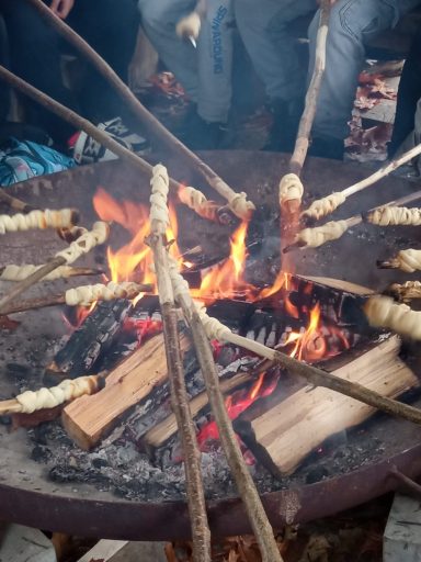 Stockbrot beim Förster